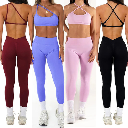 Breathable High Waisted Leggings Set